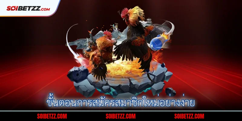 ขั้นตอนการสมัครสมาชิกใหม่อย่างง่าย