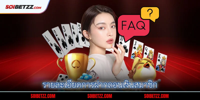 รายละเอียดการฝากถอนเงินสมาชิก