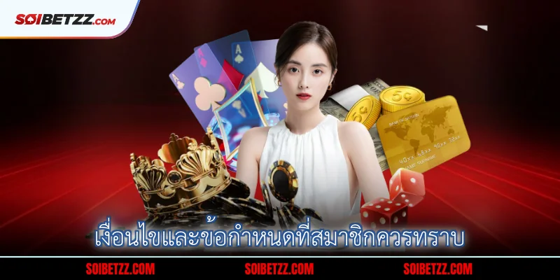 เงื่อนไขและข้อกำหนดที่สมาชิกควรทราบ